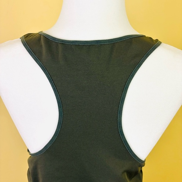 BLANQI Dark Green Square Neck Comfort Support Mini Maternity Dress (M/L) - Picture 14 of 14